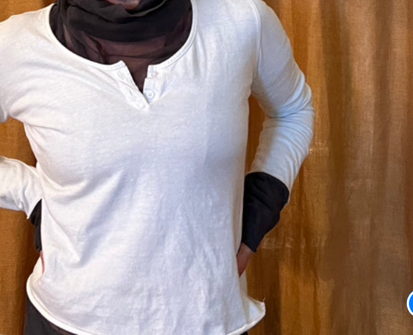 Organic cotton Henley Shirt